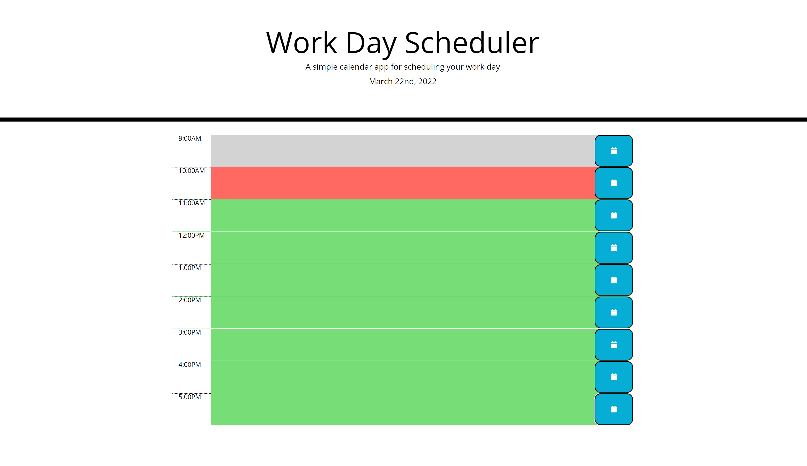 an image of the workday scheduler web